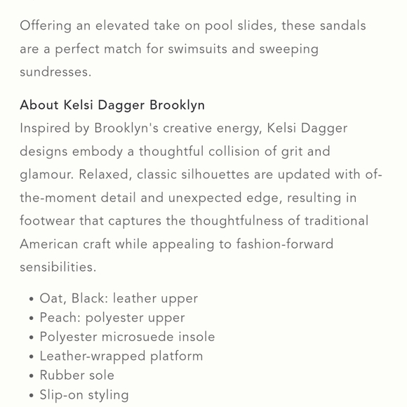 Kelsi Dagger Brooklyn Squish Slide Sandals- Oat - Picture 5 of 15